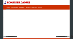 Desktop Screenshot of ecoledescadrestogo.com